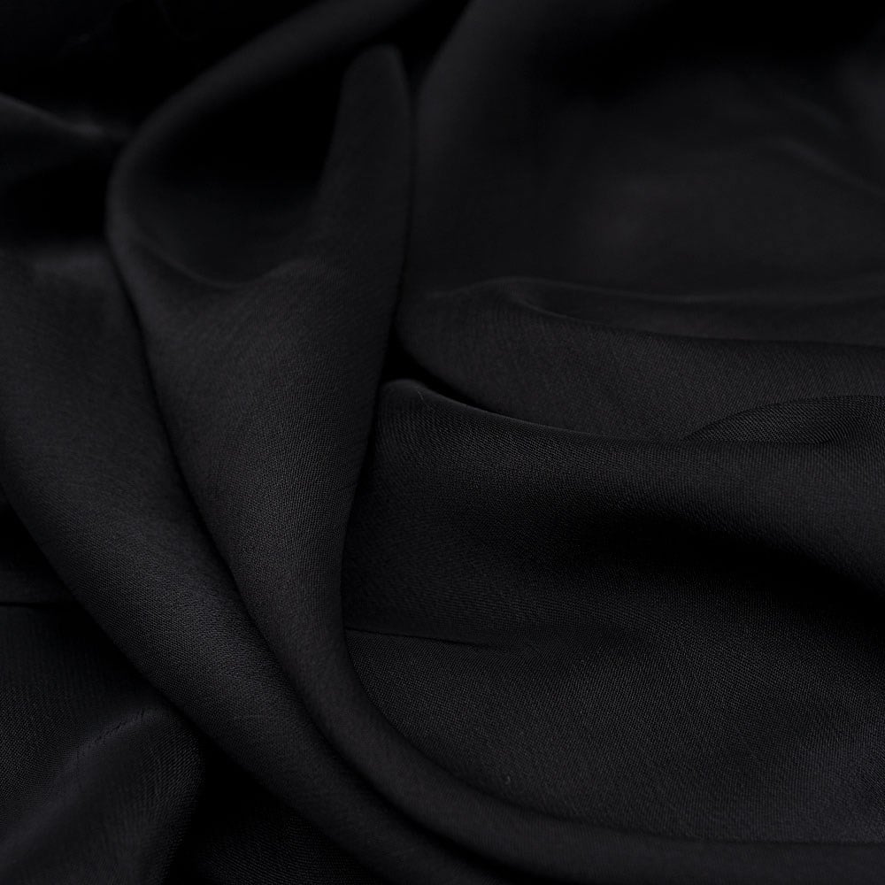 Janjan Chiffon Fabric Black 05